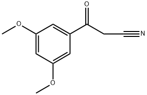 3-(3',5'-DIMETHOXYPHENYL)-3-OXOPROPANENITRILE Structure