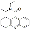 N,N-diethyl-5,6,7,8-tetrahydroacridine-9-carboxamide Structure