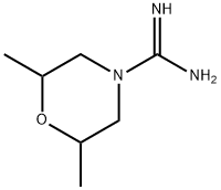 4-Morpholinecarboximidamide,2,6-dimethyl- Structure