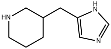 Piperidine,  3-(1H-imidazol-4-ylmethyl)-  (9CI) Structure