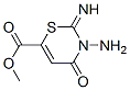 2H-1,3-Thiazine-6-carboxylicacid,3-amino-3,4-dihydro-2-imino-4-oxo-,methylester(9CI) Structure