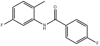 Benzamide, 4-fluoro-N-(5-fluoro-2-methylphenyl)- (9CI) 구조식 이미지