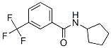 Benzamide, N-cyclopentyl-3-(trifluoromethyl)- (9CI) Structure
