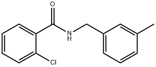 2-Chloro-N-(3-Methylbenzyl)benzaMide, 97% Structure