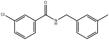 3-Chloro-N-(3-Methylbenzyl)benzaMide, 97% Structure