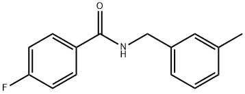 4-Fluoro-N-(3-Methylbenzyl)benzaMide, 97% Structure