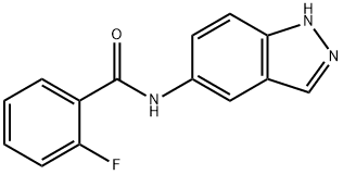 Benzamide, 2-fluoro-N-1H-indazol-5-yl- (9CI) Structure