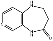 4,5-DIHYDRO-1H-PYRIDO[3,4-B][1,4]DIAZEPIN-2(3H)-ONE 구조식 이미지