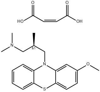 Levomepromazine maleate 구조식 이미지