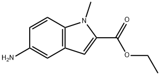 ethyl 5-amino-1-methyl-1H-indole-2-carboxylate Structure