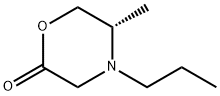 2-Morpholinone,5-methyl-4-propyl-,(5S)-(9CI) 구조식 이미지