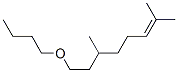 8-butoxy-2,6-dimethyloct-2-ene Structure