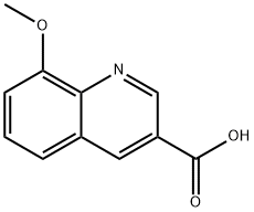 3-퀴놀린카르복실산,8-메톡시-(9CI) 구조식 이미지