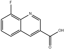8-FLUOROQUINOLINE-3-CARBOXYLIC ACID 구조식 이미지
