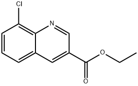 ethyl 8-chloroquinoline-3-carboxylate
 Structure