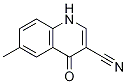 3-Quinolinecarbonitrile, 1,4-dihydro-6-Methyl-4-oxo- Structure