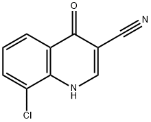 3-Quinolinecarbonitrile, 8-chloro-1,4-dihydro-4-oxo- Structure