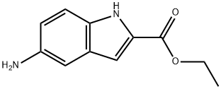 5-amino-1H-Indole-2-carboxylic acid ethyl ester 구조식 이미지
