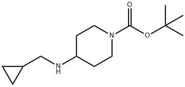 tert-butyl 4-[(cyclopropylMethyl)aMino]piperidine-1-
carboxylate Structure