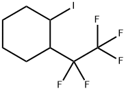 E/Z-1-IODO-2-(PENTAFLUOROETHYL)CYCLOHEXANE Structure