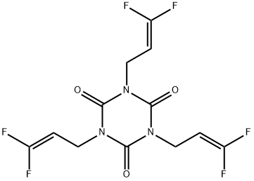 1,3,5-tris(3,3-difluoroallyl)-1,3,5-triazine-2,4,6(1H,3H,5H)-trione Structure