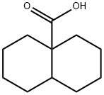 4a(2H)-Naphthalenecarboxylic acid, octahydro- 구조식 이미지