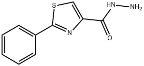2-PHENYL-1,3-THIAZOLE-4-CARBOHYDRAZIDE 구조식 이미지