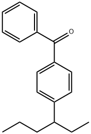 [4-(1-에틸부틸)페닐]페닐메탄온 구조식 이미지
