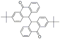 3,3'-Bis(1,1-dimethylethyl)[9,9'-bianthracene]-10,10'(9H,9'H)-dione Structure