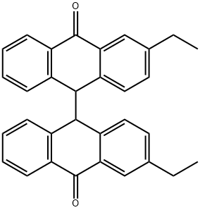 3,3'-Diethyl[9,9'-bianthracene]-10,10'(9H,9'H)-dione Structure