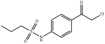 N-[4-(Chloroacetyl)phenyl]-1-propanesulfonamide Structure