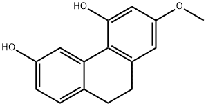 9,10-디하이드로-7-메톡시-3,5-페난트렌디올 구조식 이미지