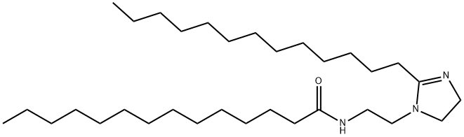 N-[2-(4,5-dihydro-2-tridecyl-1H-imidazol-1-yl)ethyl]myristamide Structure