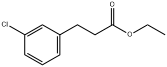 3-(3-CHLORO-PHENYL)-PROPIONIC ACID ETHYL ESTER Structure