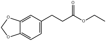 3-BENZO[1,3]DIOXOL-5-YL-PROPIONIC ACID ETHYL ESTER 구조식 이미지