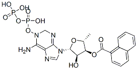 3'-O-(naphthoyl-1)adenosine diphosphate Structure