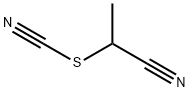 Thiocyanic acid, 1-cyanoethyl ester Structure