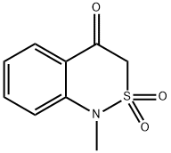 2,2-DIOXO-1-METHYL-2,1-BENZOTHIAZIN-4(3H)-ONE Structure