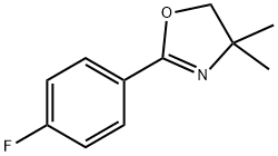 Oxazole, 2-(4-fluorophenyl)-4,5-dihydro-4,4-dimethyl- Structure