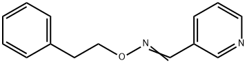 3-PYRIDINEALDOXIMEO-PHENETHYL에테르 구조식 이미지