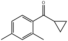 Cyclopropyl-(2,4-dimethylphenyl)methanone Structure