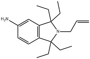 1,1,3,3-테트라에틸-2-프로프-2-에닐-이소인돌-5-아민 구조식 이미지