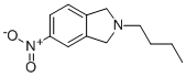 Isoindoline, 2-butyl-5-nitro-1,1,3,3-tetraethyl-, Structure