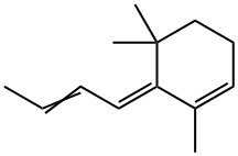 (6E)-6-[(Z)-2-Butenylidene]-1,5,5-trimethyl-1-cyclohexene 구조식 이미지