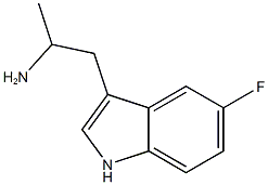 5-플루오로-알파-메틸트립타민 구조식 이미지