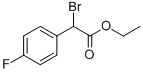 BROMO-(4-FLUORO-PHENYL)-ACETIC ACID ETHYL ESTER 구조식 이미지