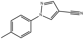 1-p-tolyl-1H-pyrazole-4-carbonitrile Structure