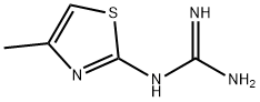 2-(다이아미노메틸렌아미노)-4-메틸티아졸 구조식 이미지