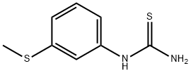 N-[3-(Methylthio)phenyl]thiourea Structure