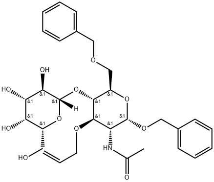 Benzyl 2-(AcetaMido)-2-deoxy-6-O-benzyl-3-O-2-propen-1-yl-4-O-[β-D-galactopyranosyl]-α-D-glucopyranoside Structure